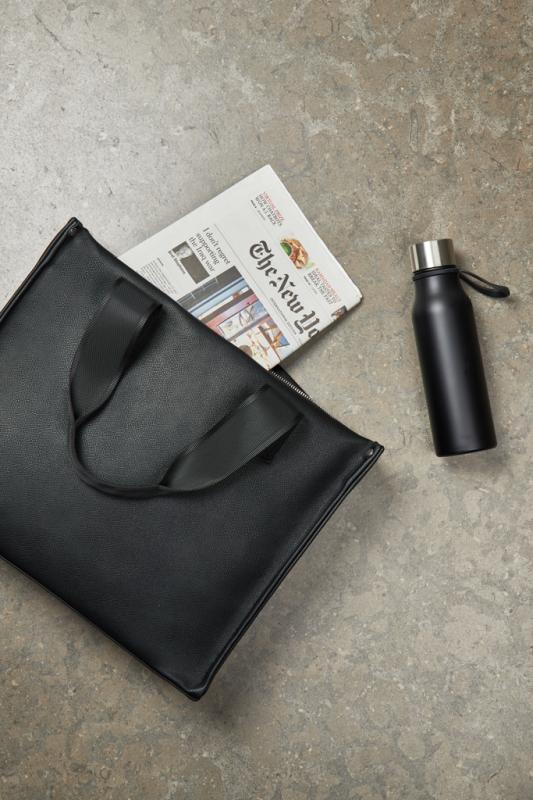 Tote bag VINGA Bermond z RCS recykl. PU čierna 10