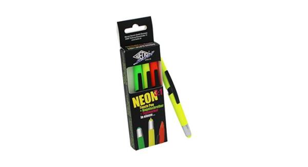 Multifunkčné guľôčkové pero, zvýrazňovač, dotykové pero, sada, WEDO "3-in-1", neónové farb