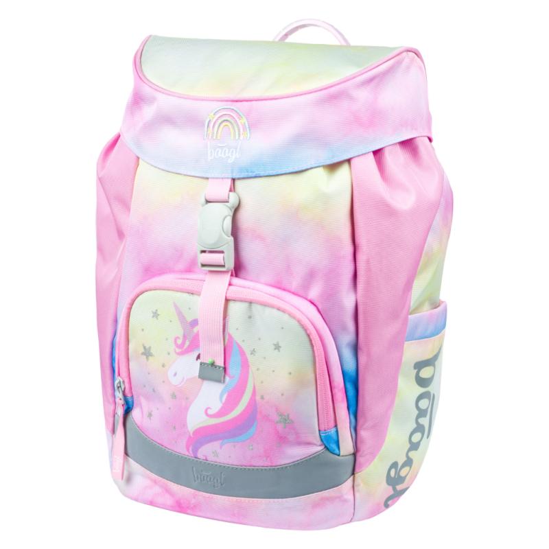 BAAGL Školský batoh Airy Rainbow Unicorn 1