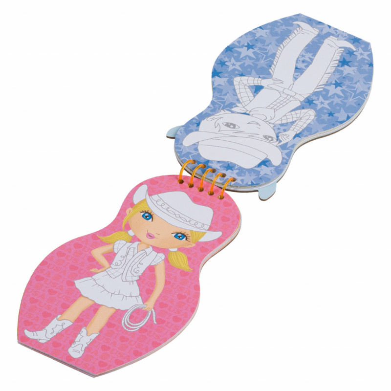 Obliekame americké bábiky AMY – Maľovanky 2