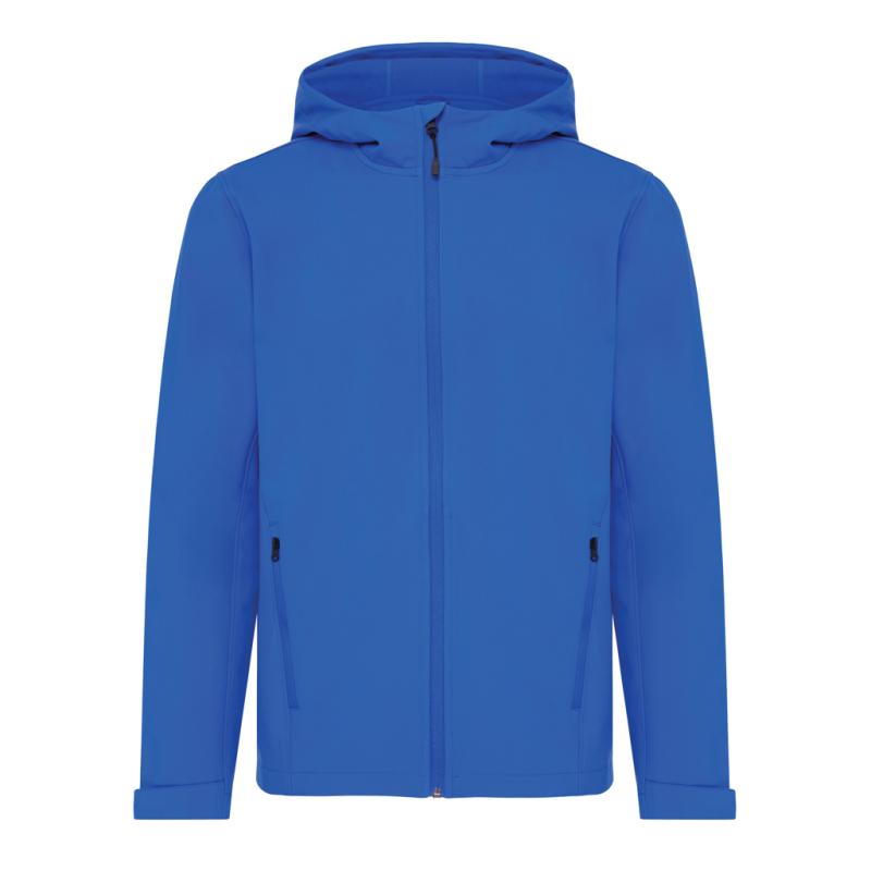 Pánska soft shell bunda IQONIQ Makalu z recykl. polyesteru kráľovská modrá XXXL 1