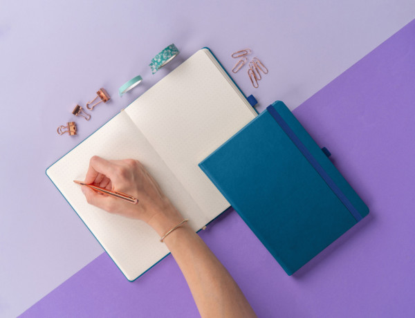 NOTIQUE Notes Aprint, modrý, bodkovaný, 15 x 21 cm 6