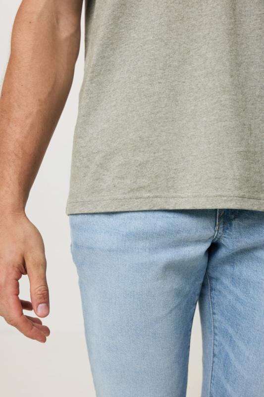 Ľahké tričko IQONIQ Sierra z recykl. bavlny light heather green XXS 17
