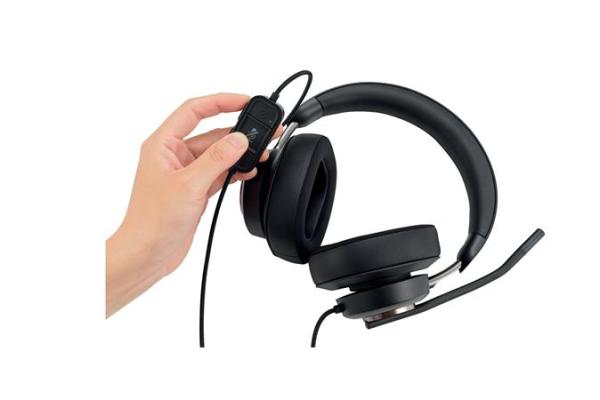 Náhlavné slúchadlá, s mikrofónom, USB-C, KENSINGTON "H2000" 2