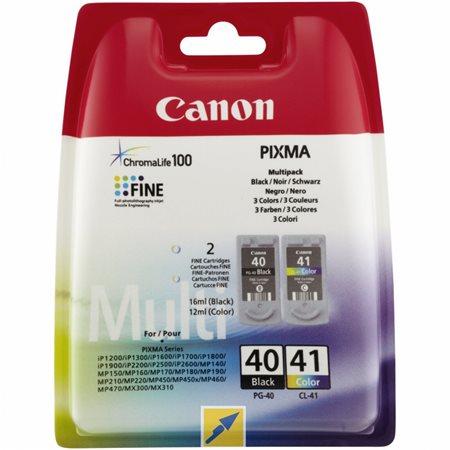 PG-40 /CL-41 náplň multipack do tlačiarní Pixma iP1300, 1600, 1700, CANON, čierna,farebná,