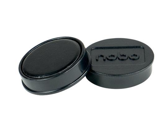 Magnetky, magnetické, pre biele tabule, 30 mm, 4 ks, NOBO, čierna 1
