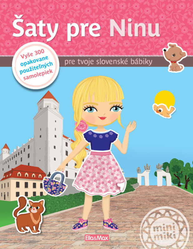 Šaty pre NINU ─ Kniha samolepiek 4