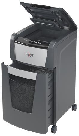 Skartovací stroj, mikrokonfetti, 225 listov, REXEL, "Optimum AutoFeed+ 225M" 4