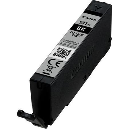 CLI-581BXL atramentová náplň pre Pixma TS7550, 8150, 9150 tlačiarne, CANON, čierna, 8,3ml 2