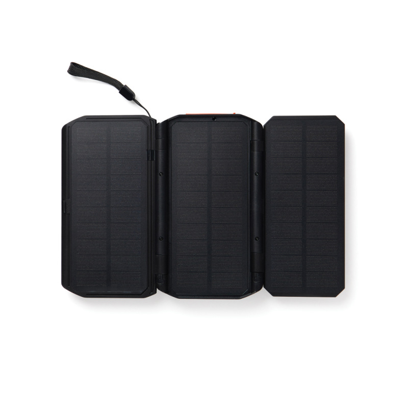Nordic Drift Titan solárna powerbanka 10 000 mAh s 3 panelmi čierna 5