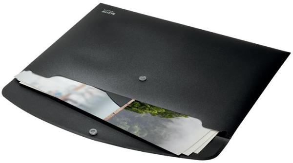 Obal na patent, A4, PP, LEITZ "Recycle", čierny 3
