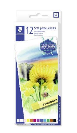 Krieda, prašná, STAEDTLER "Design Journey", 12 rôznych farieb