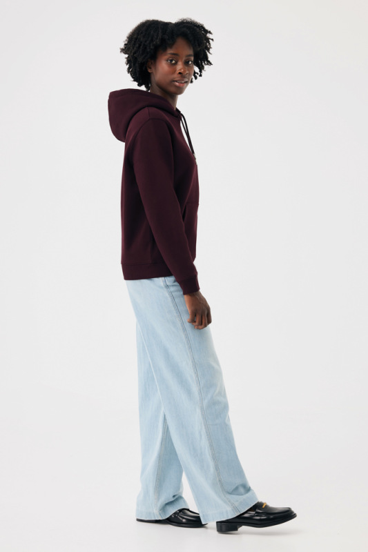 IQONIQ Joshua Unisex mikina s kapucňou z rec. bavlny merlot XL 6