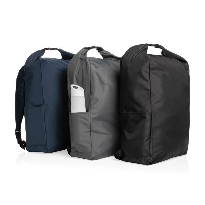 Základný rolltop batoh Impact z RPET AWARE™ antracitová 11