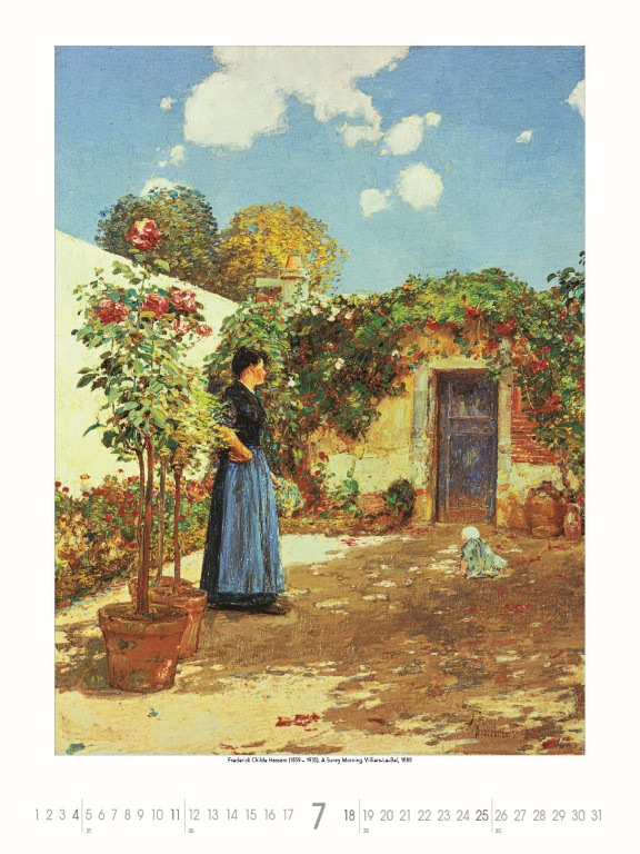 Nástenný kalendár Gardens Impressionism 2027 8
