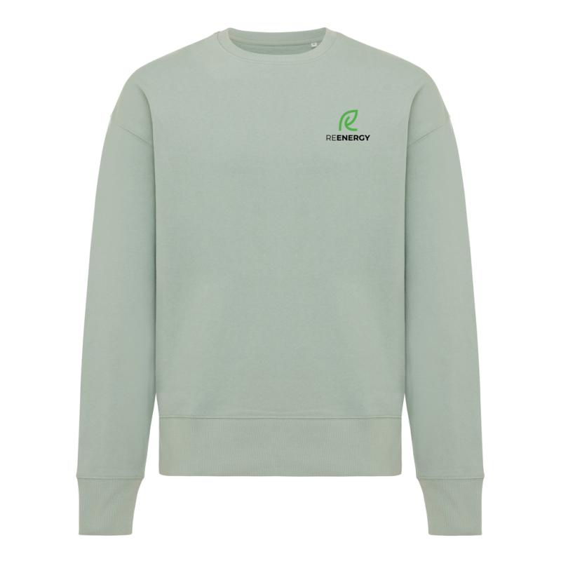 Mikina IQONIQ Kruger relaxed fit z recykl. bavlny Iceberg green XXXL 2