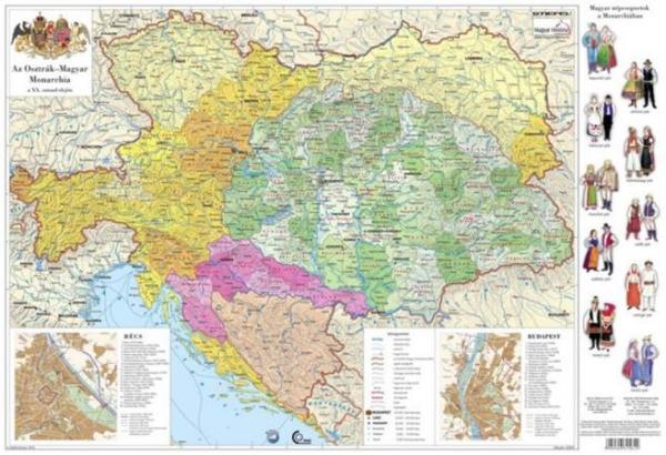 Podložka na stôl, obojstranná, STIEFEL  "Rakúsko-Uhorsko" 1