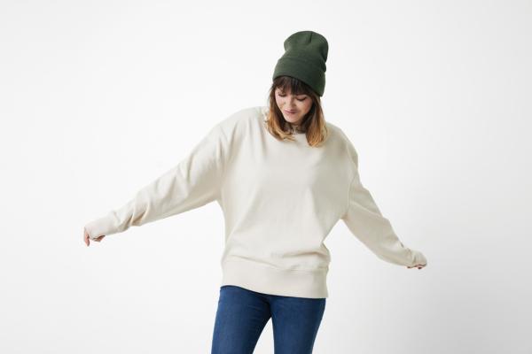 Mikina IQONIQ Kruger relaxed fit z recykl. bavlny natural raw XXL 10