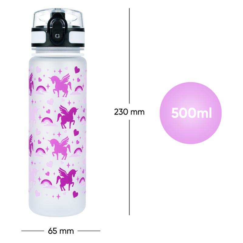 BAAGL Tritanová fľaša na nápoje Jednorožec Kráľovstvo, 500 ml 6