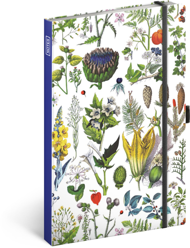NOTIQUE Notes Bylinky Kateřiny Winterové, bodkovaný, 13 x 21 cm