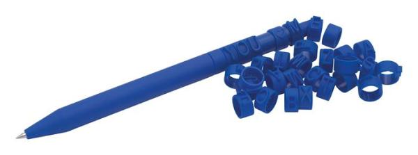 Gélové pero, stláčací mechanizmus, so 62 krúžkami na písmená, 2, WEDO "Letter Pen Puzzle", 3