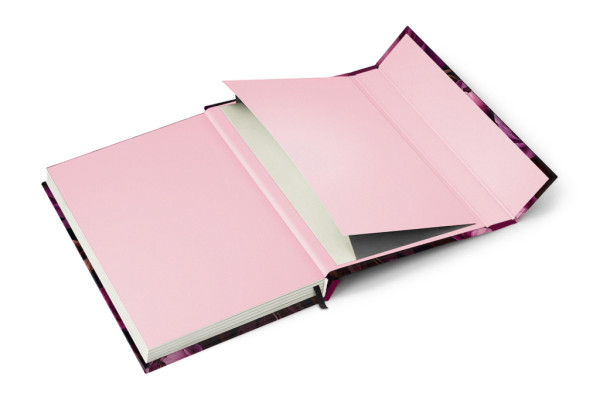 NOTIQUE Týždenný magnetický diár Fialové kvety 2026, 11 x 16 cm 6