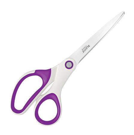 Nožnice, kancelárske, 20,5cm,  LEITZ "Wow Titán",  fialová 1