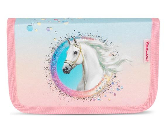 Peračník, 2 vyklápacie chlopne, na zips, BELMIL "Dream Hooves"