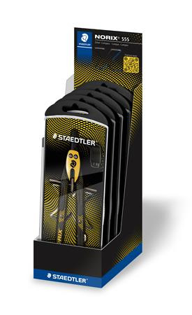 Kružidlo, precízne, 3-dielne, STAEDTLER "Norix® 555", žlté 2