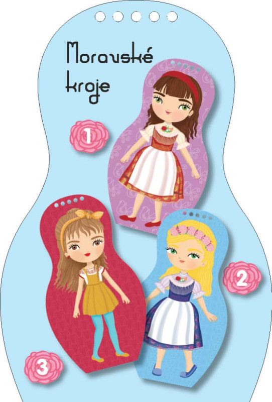Obliekame moravské bábiky NATÁLKA – Maľovanky 5
