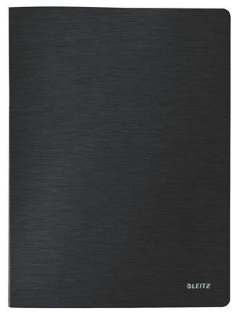 Prezentačná doska, 20 vreciek, A4, LEITZ "Style", saténovo čierna 2