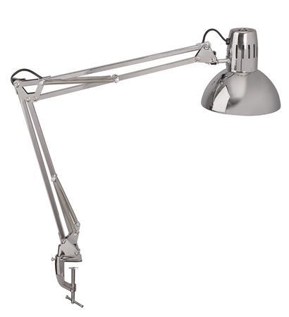 Stolová lampa, LED, MAUL "Study", strieborná 1