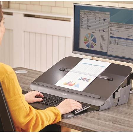 Podložka na písanie / držiak na dokumenty, FELLOWES "Hana™", čierna 2