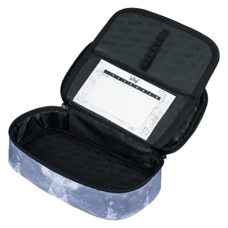 BAAGL Školský peračník etui NASA Grey 1