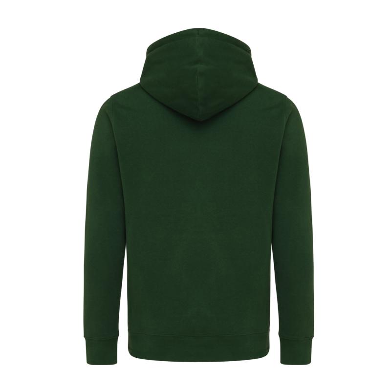 Ľahká mikina s kapucňou IQONIQ Rila z recykl. bavlny forest green XS 2