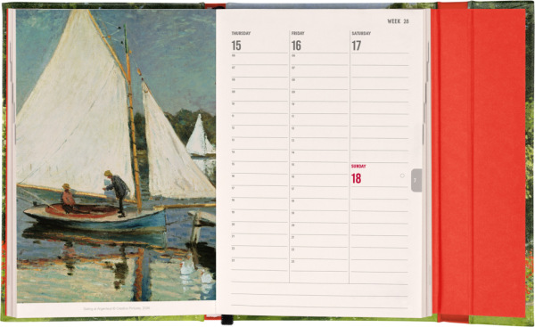 NOTIQUE Magnetic weekly planner Claude Monet 2027, 11 x 16 cm 6