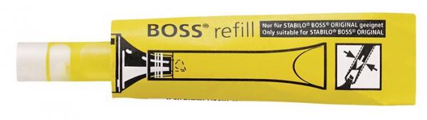 Náhradná náplň, k zvýrazňovačom "Boss"  STABILO "Boss", žltá 1