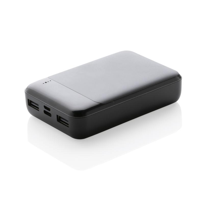 Powerbanka 10 000 mAh z RCS recyklovaného plastu čierna 6