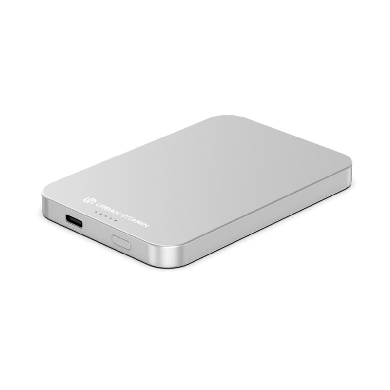 Powerbanka 5000mAh Urban Vitamin Richmond z RCS alu a plastu strieborná 12