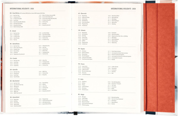 NOTIQUE Týždenný magnetický diár Japonsko 2026, 13 x 21 cm 4