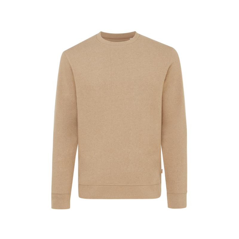 Nefarbená mikina IQONIQ Denali z recykl. bavlny heather brown XXXL 1