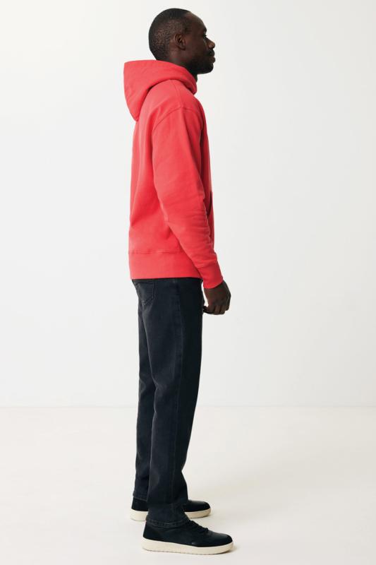 Mikina s kapucňou IQONIQ Yoho relaxed fit z recykl. bavlny luscious red XXXL 6