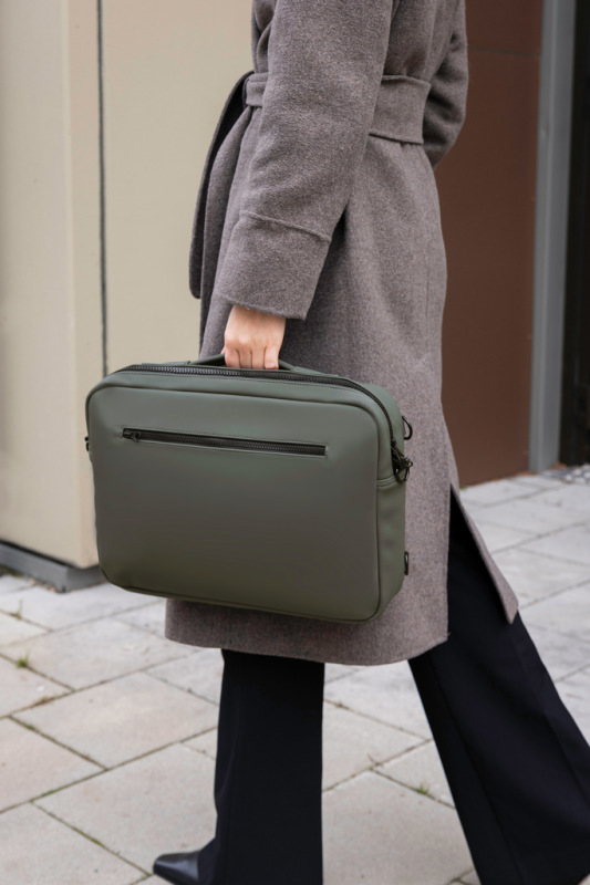 VINGA Baltimore RCS konvertibilný batoh/aktovka zelená 7