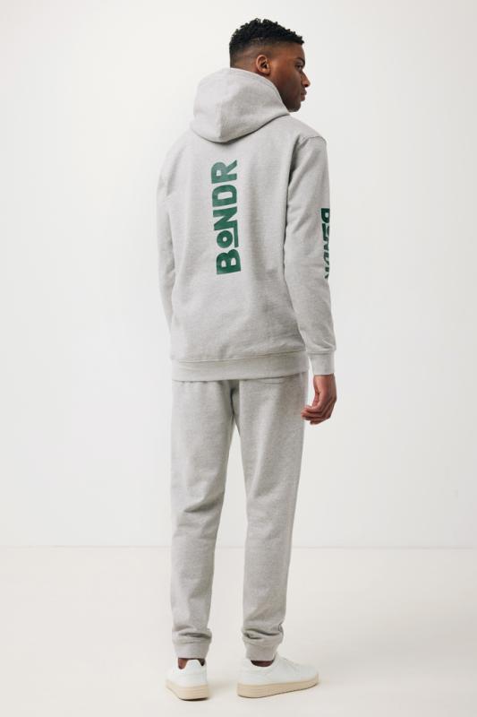 Nefarbená mikina s kapucňou IQONIQ Torres z recykl. bavlny heather grey 5XL 10