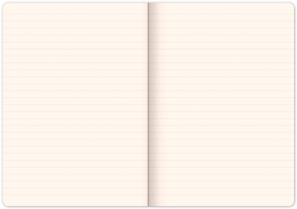 NOTIQUE Notes Vivella Classic čierny/modrý, linajkovaný, 15 x 21 cm 4