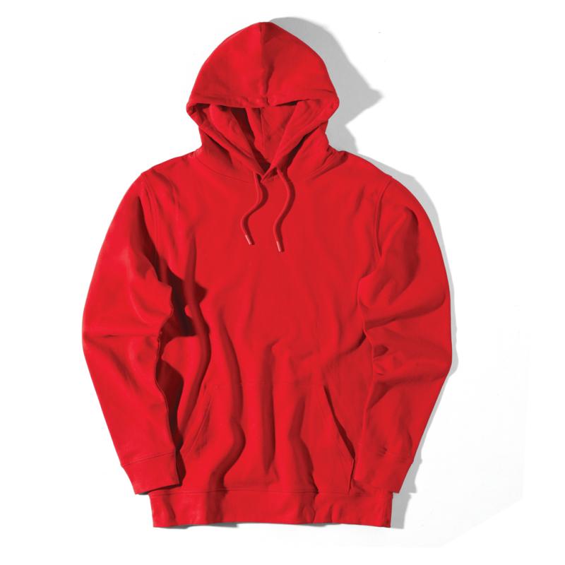 Mikina s kapucňou IQONIQ Jasper z recykl. bavlny červená XXXL 3