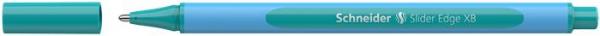 Guľôčkové pero, 0,7 mm, s vrchnákom, SCHNEIDER "Slider Edge XB Pastel", modrá 2