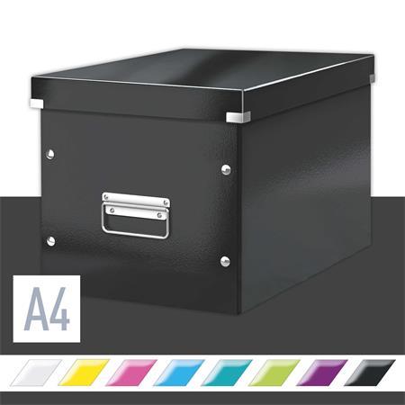 Odkladací box, veľkosť L, LEITZ "Click&Store", čierna 2