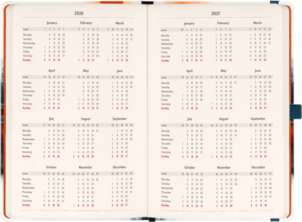 NOTIQUE Planbook diár/notes Japonsko 2026, 13 x 21 cm 2