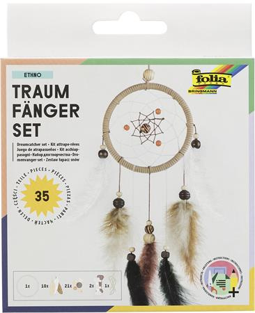 Kreatívna súprava, lapač snov, FOLIA, prírodná 1